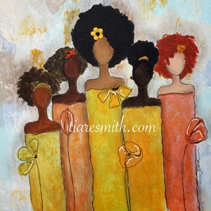 Stand Together,  Giclee Print, African American Art, Black Art