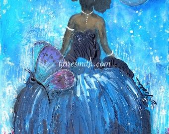 Cinderella Who Giclee Print, African American Art, Black Art