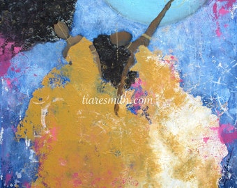 Chaotic Freedom, Giclee Print, African American Art, Black Art, Latina Art
