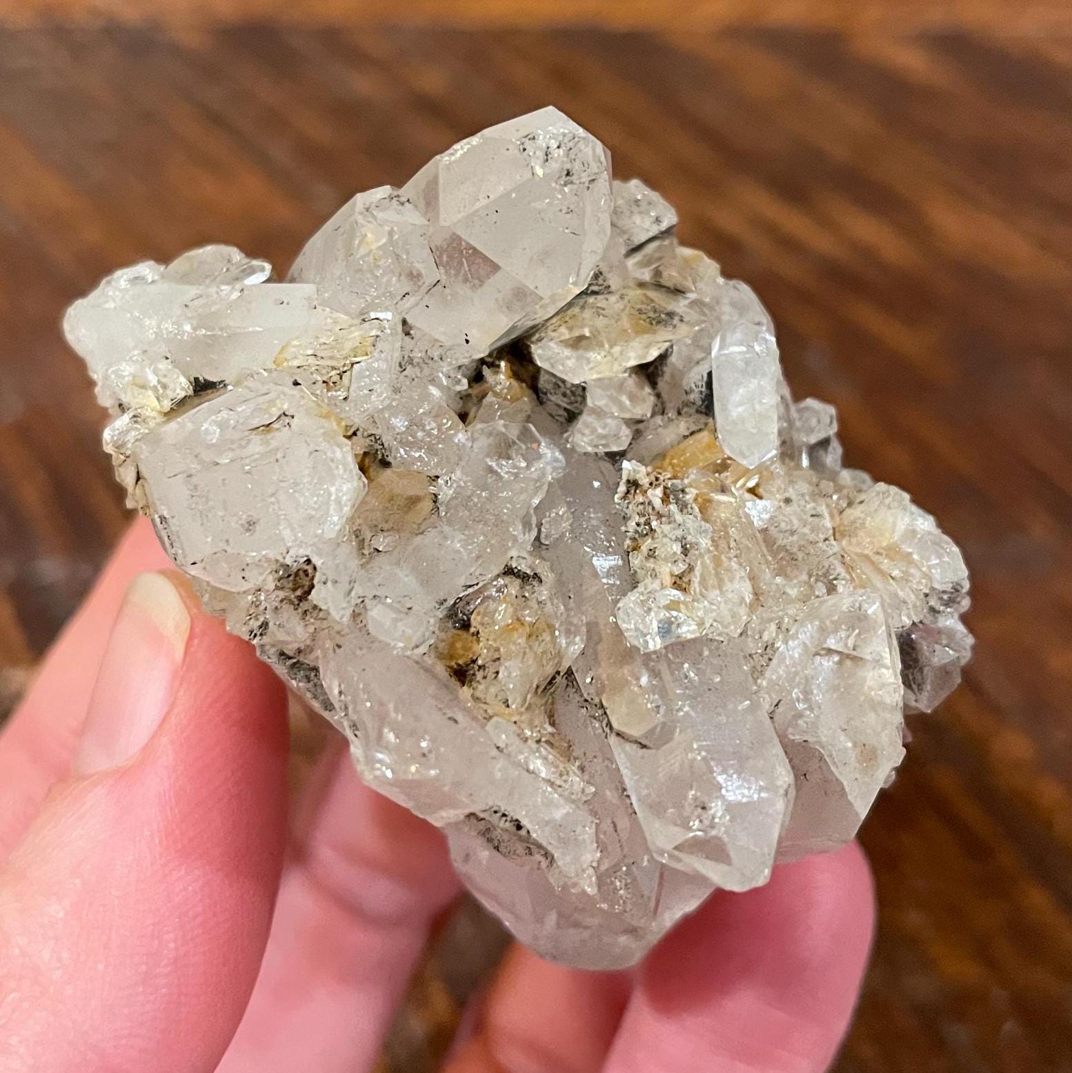 クリアクォーツクラスター、ジム・コールマン鉱山、ジェシービル