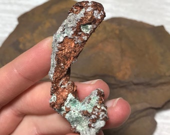 Native Copper from Michigan, USA, Raw Copper, Natural Minerals