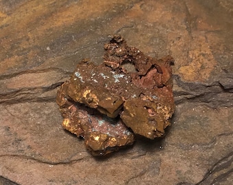 Native Copper from Michigan, USA, Raw Copper, Natural Minerals