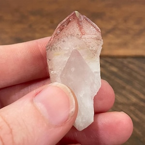 Etched Lithium Quartz Crystal from Brazil, Natural Minerals