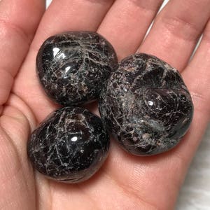 Garnet, Almandine Garnet, Tumbled Natural Garnet, Almandine Garnet from Brazil