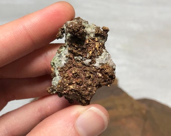 Native Copper from Michigan, USA, Raw Copper, Natural Minerals