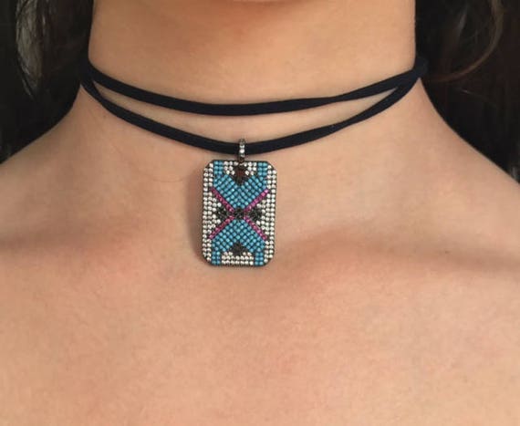 dog tag choker