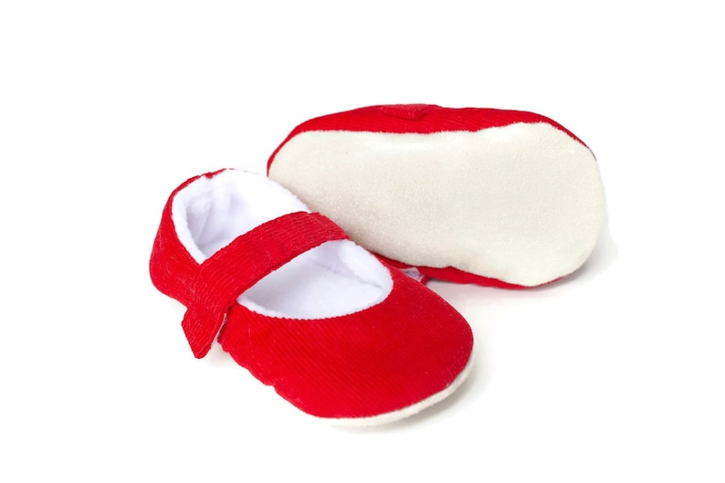 baby shoes girls red cord Mary Jane baby shoe Baby girls shoe Christmas shoe