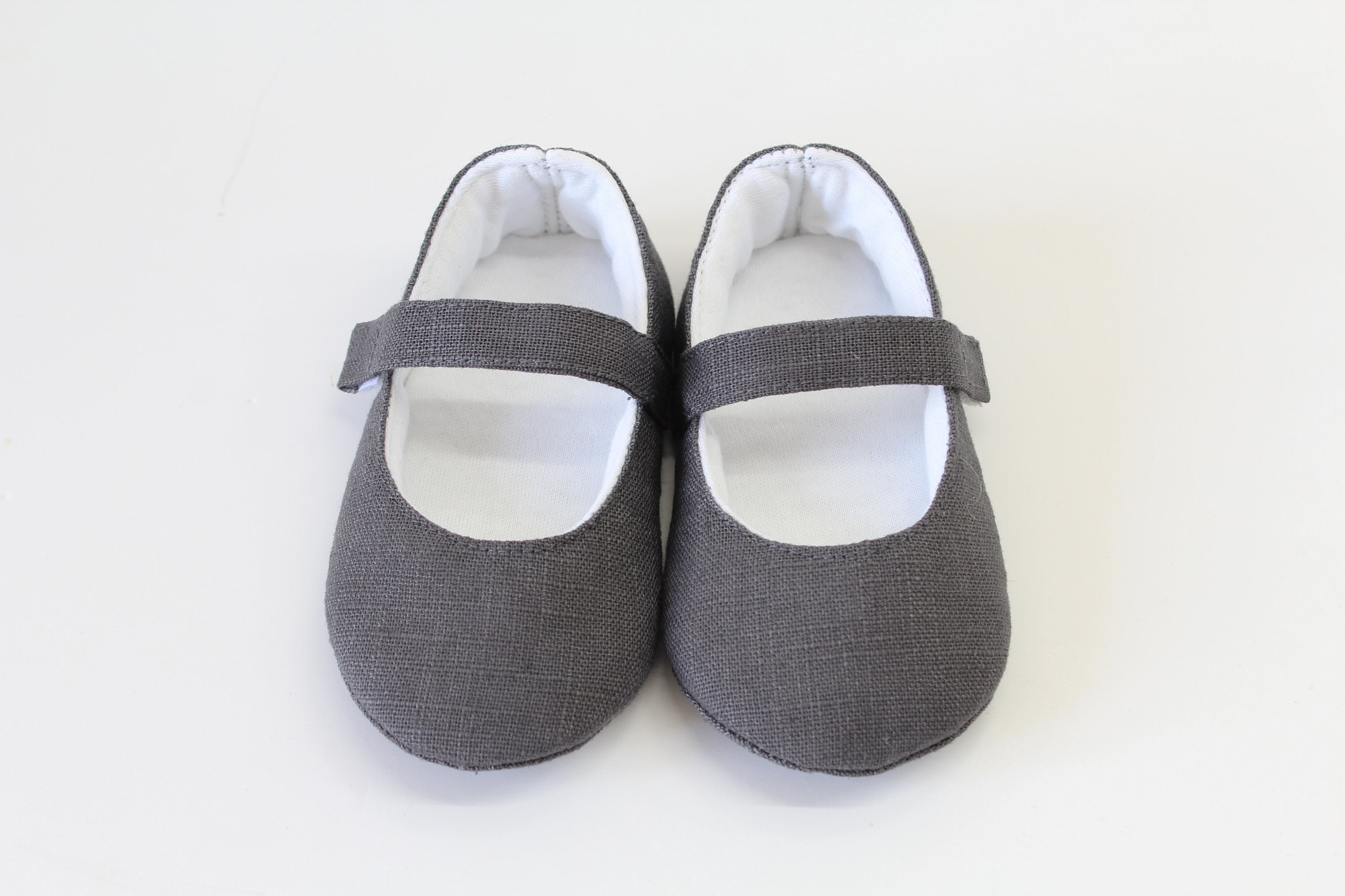 Grey baby girl best sale shoes