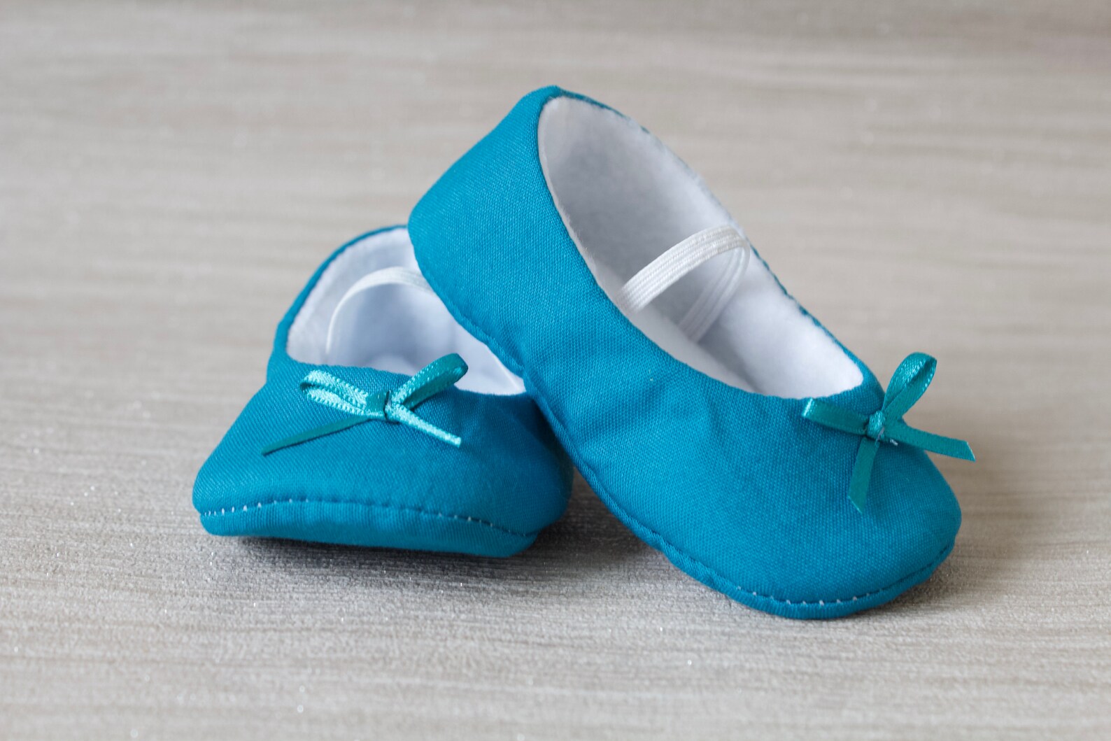 baby girl shoe, baby shoe ballet flat, teal blue baby girl shoe, girls cotton shoe, baby ballet flat.