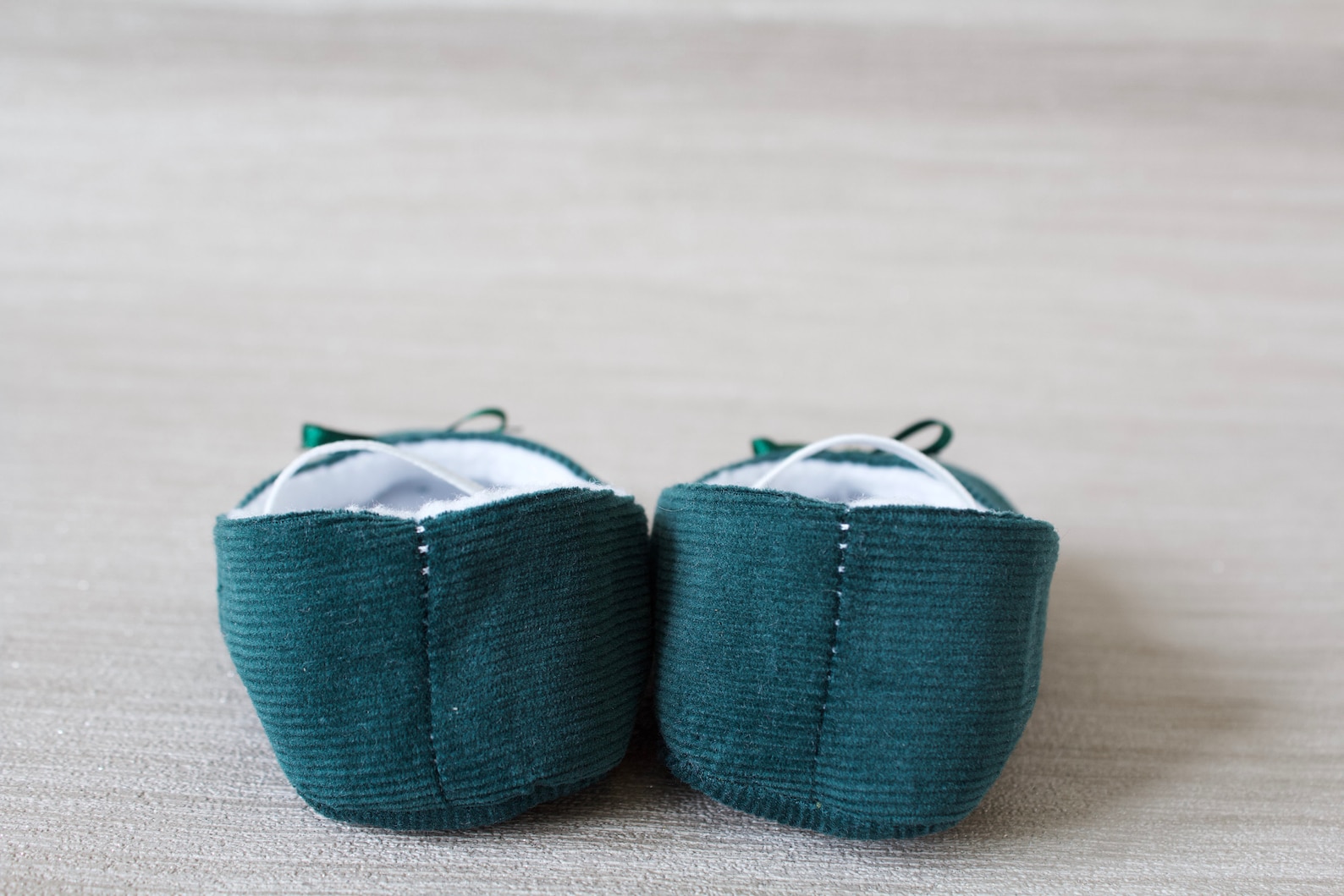 baby girl shoe, baby shoe ballet flat, dark green baby girl shoe, girls corduroy shoe, baby ballet flat.