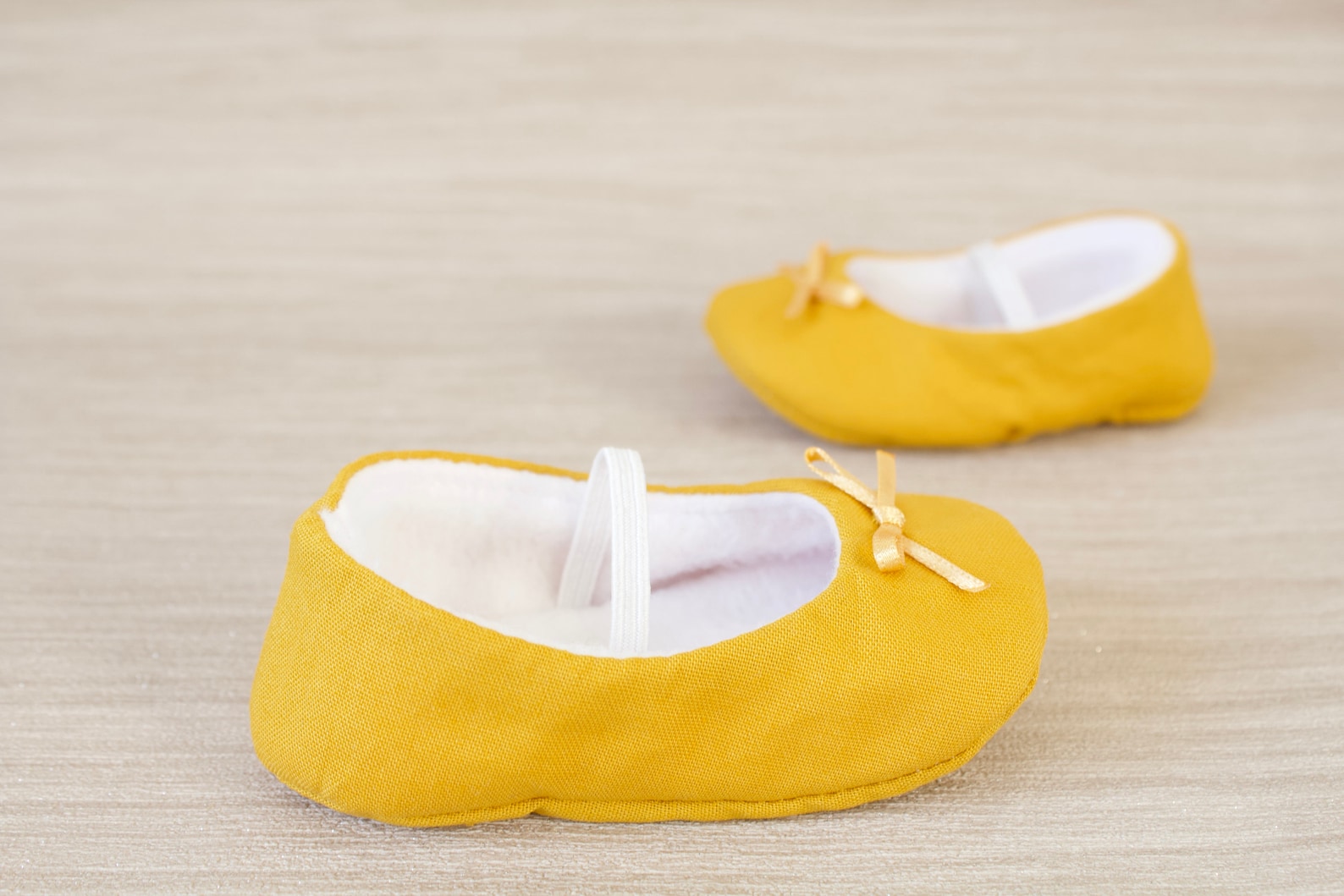 mustard baby girl shoes