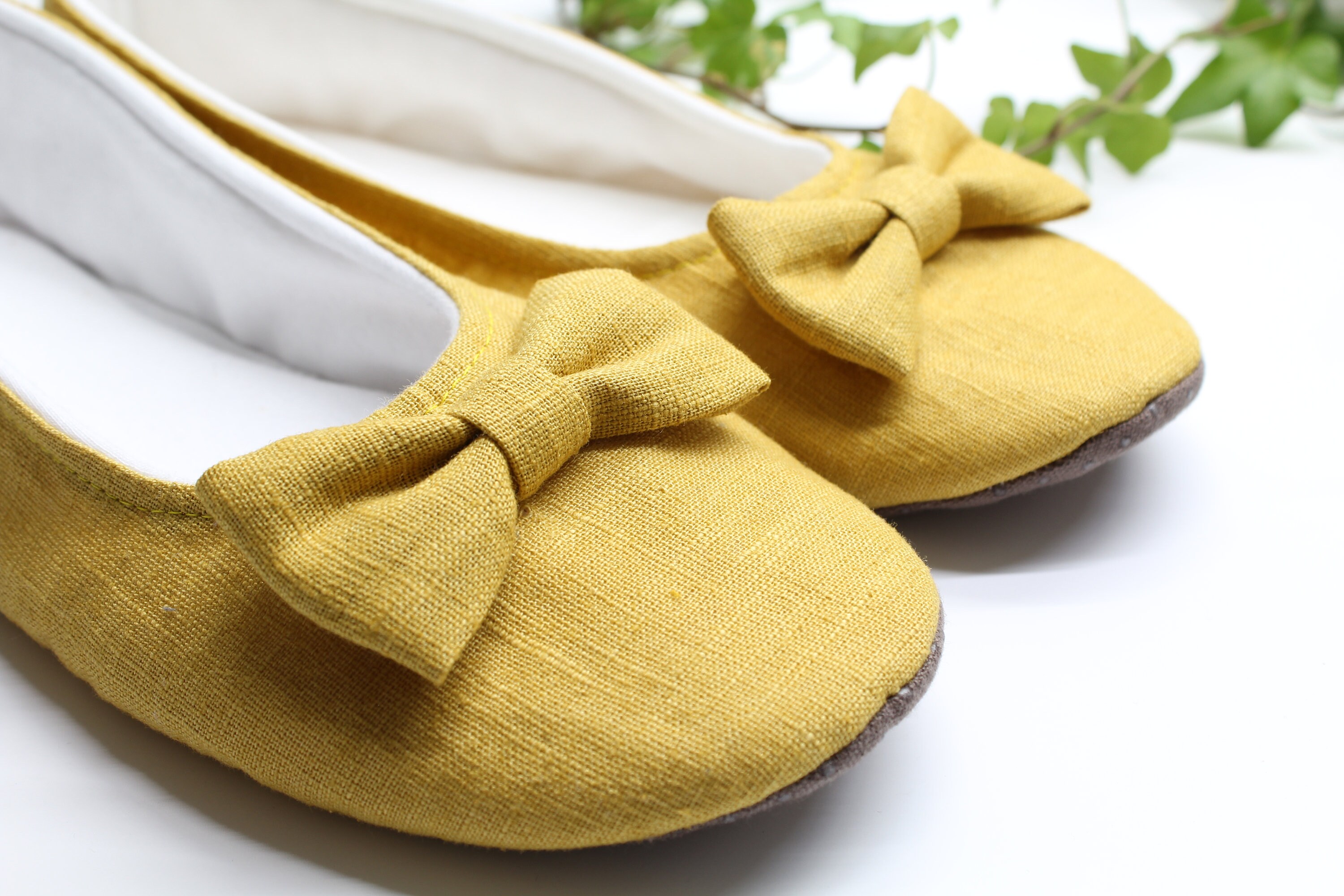 Ladies mustard hotsell flat shoes
