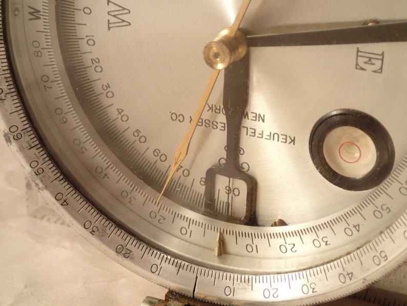 Vintage Keuffel Esser Surveyor S Plane Table Compass Etsy - vintage keuffel esser surveyor s plane table compass inclinometer
