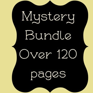 Junk journal printables, mystery bundle,  over 120 pages, random collage, images pages for your junk journals
