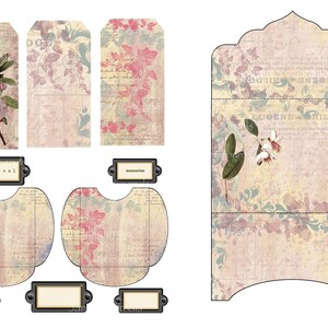 Junk Journal Printable Kit Botanicals Ivy Digital Download - Etsy