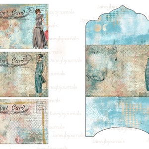 Junk journal printable kit 20 PAGES 1920s Art Deco, embellishments,ephemera, digital, scrapbooking, cardmaking image 5