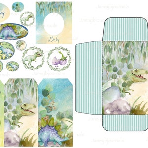 Baby Dinos a Junk Journal Printable Kit Dinosaurs Paper and - Etsy UK