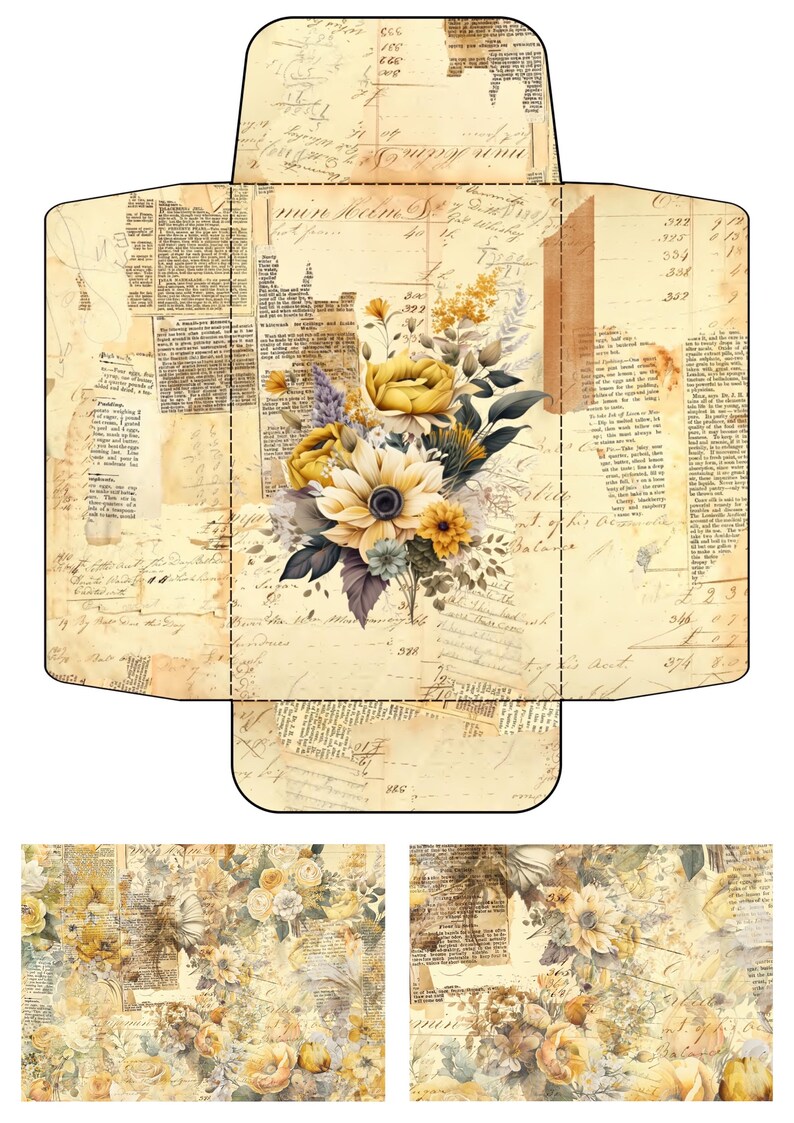 Ledger Folio 2 a Junk Journal Folio Kit That Has Endless Etsy Australia