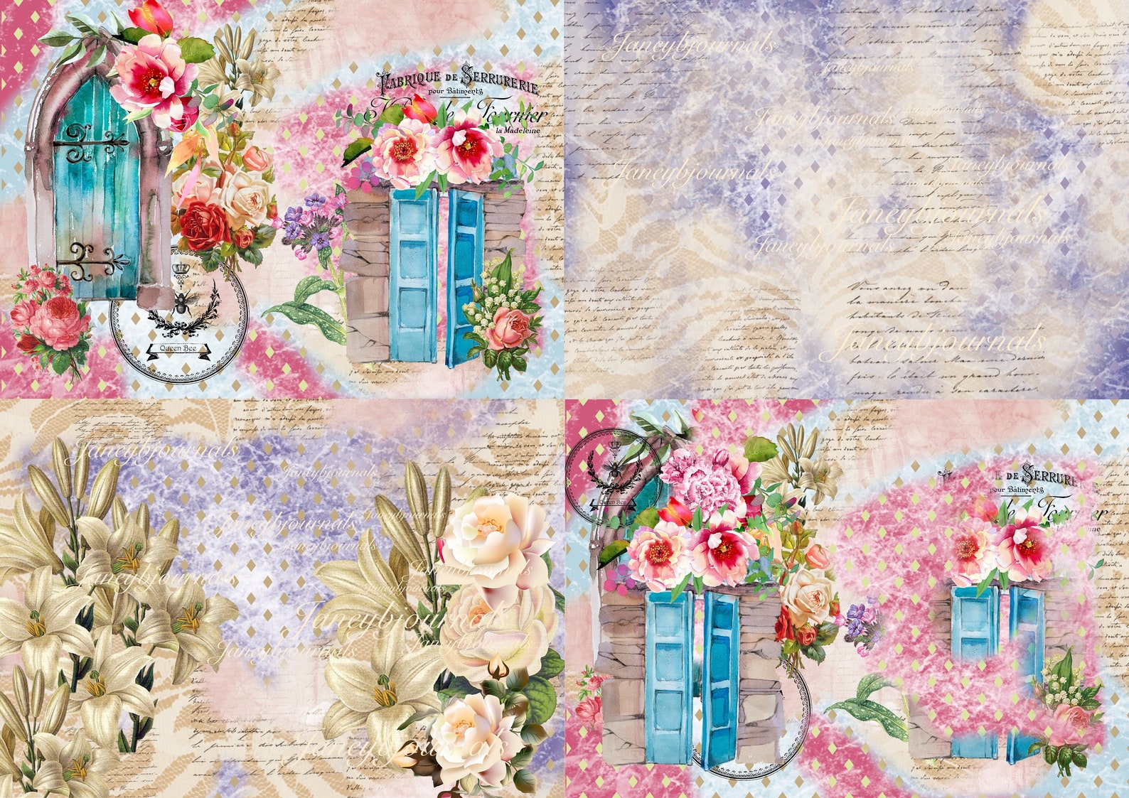 Doors, a Stunningly Beautiful Junk Journal Printable Kit, 22 Pages ...