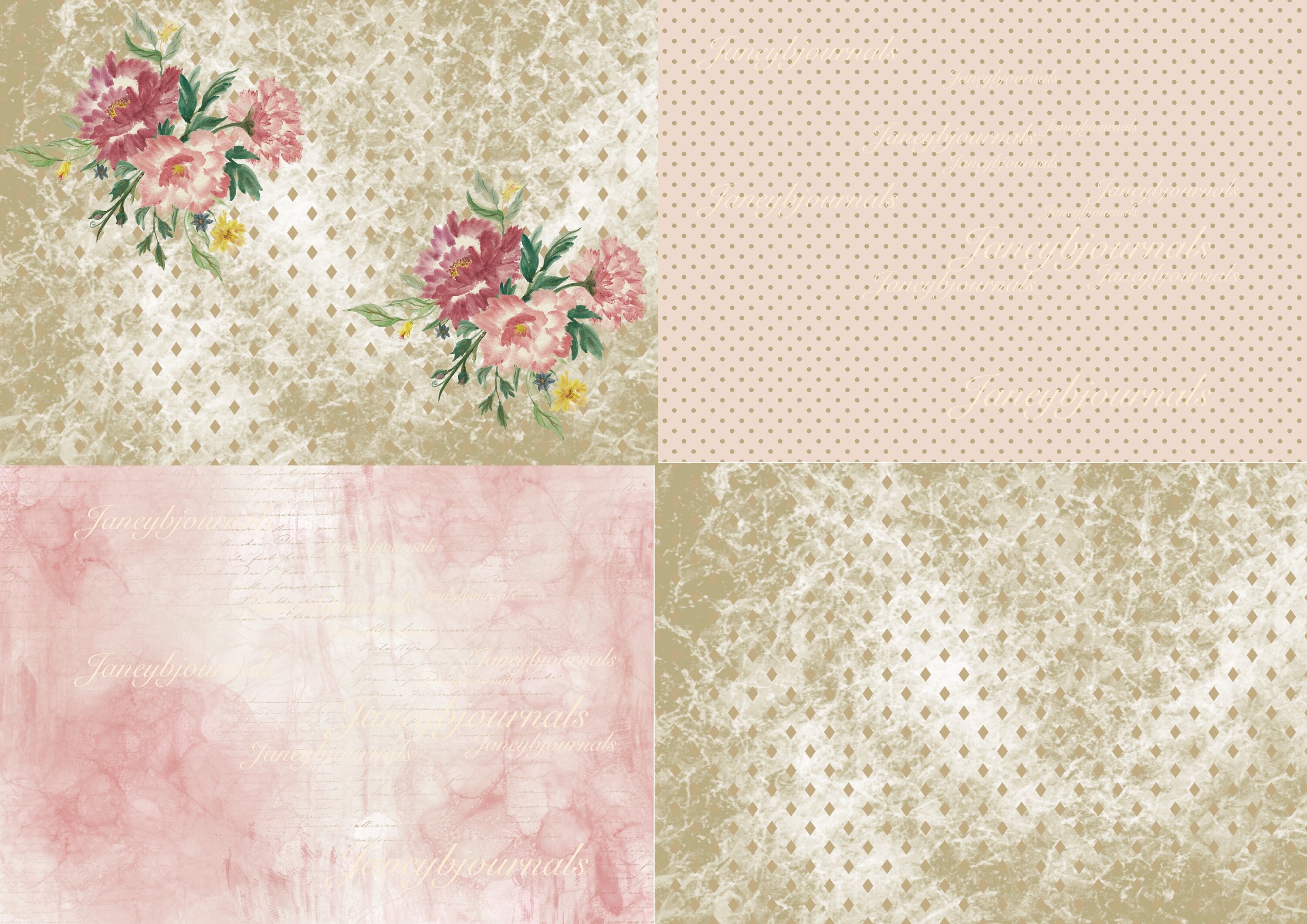 Junk Journal Printable Kit Stunning Contemporary Wedding - Etsy UK