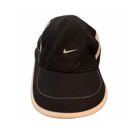 Nike Golf Featherlight Tailwind Cap Hat Black White Dri Fit 7 Panel Athletic Run Nike Dri-FIT Club Unstructured Featherlight Cap - Als.com main image 3