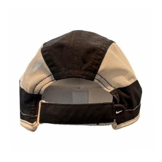 Nike Featherlight Tailwind Cap Hat White Black Dri‎ Fit 7 Panel Athletic Run Nike Golf Featherlight Tailwind Cap Hat Black White Dri Fit  main image 3