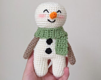 SNOWMAN crochet pattern - Christmas crochet project - Pdf crochet pattern