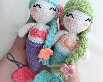 Crochet Mermaid Pattern Molly - PDF crochet amigurumi