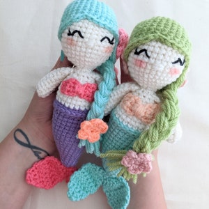 Crochet Mermaid Pattern Molly - PDF crochet amigurumi