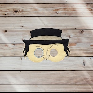 Villain Felt Embroidered Mask - The Penguin - Kid & Adult - Creative Play - Halloween Costume
