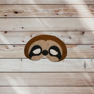 Sloth Pretend Play Felt Mask - Dress-up - Creative Play - Halloween ...