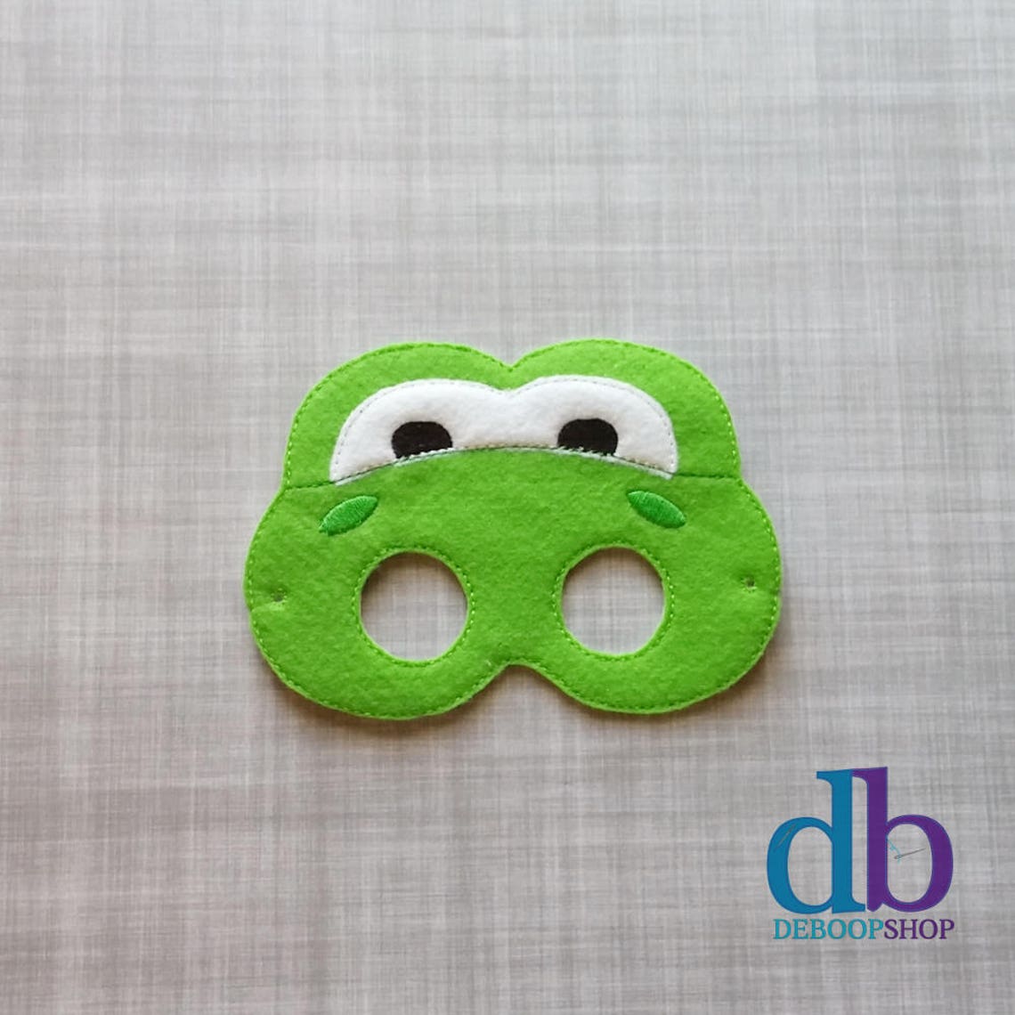 Yoshi Embroidered Mask Kid & Adult Pretend Play Etsy