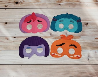 Emotions Felt Masks: fantasiespel-kostuummaskers