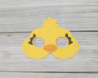 Ducky Mask - Story Book Mask - Halloween Costume -Duck Mask -  Dress Up Mask - Cosplay - Pretend Play Mask
