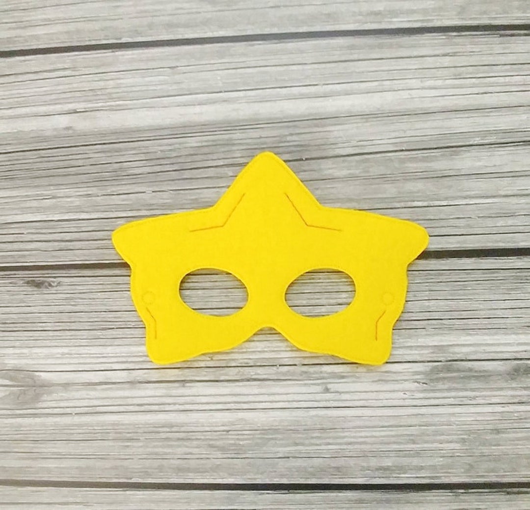 Super Star Embroidered Felt Mask - Star Mask - Pretend Play - Halloween ...