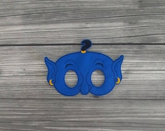 Genie Inspired Mask - Fairy Tale Character- CoaPlay - Magic Lamp Dweller - Kid & Adult - Creative Play - Halloween Costume