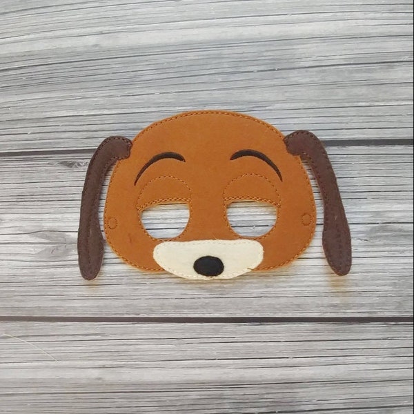 Slinky Dog Mask - Toy Dachshund Mask - Stretchy Dog Mask - Dress Up Mask - Pretend Play Mask - Halloween Mask - Animal Mask