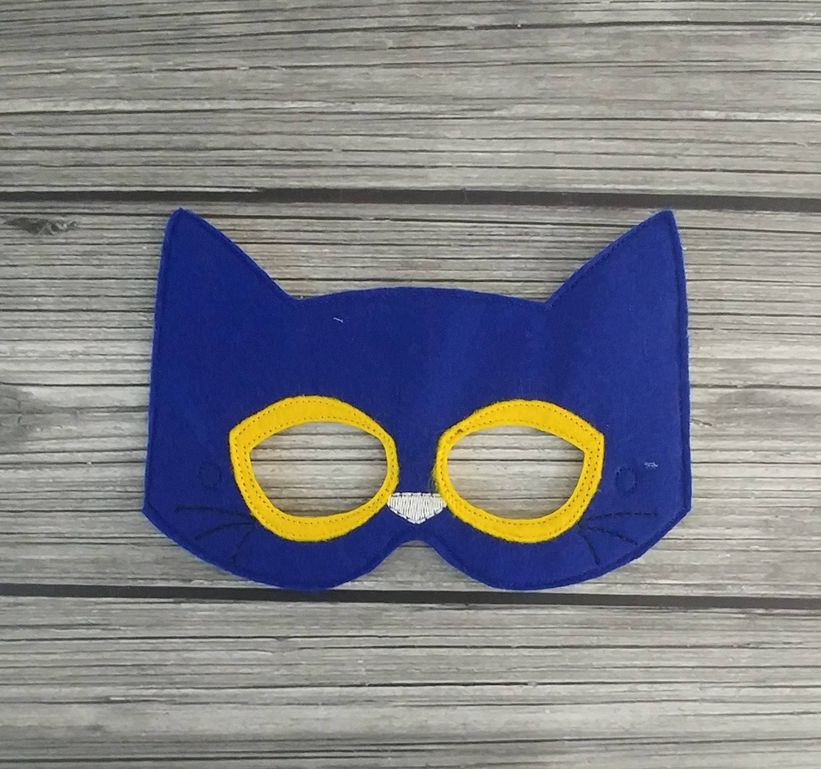 Storybook Cat Mask Blue Cat Mask Cat Mask Cartoon 