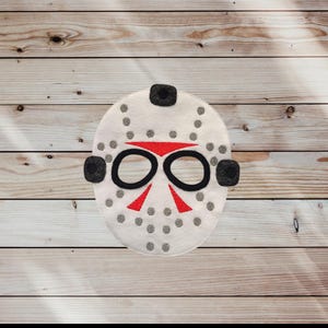 Camp Killer Character Mask - Jason Full Face Mask - Goalie Horror Mask - Dress-Up Play - Creative Play - Halloween Costume - Cosplay
