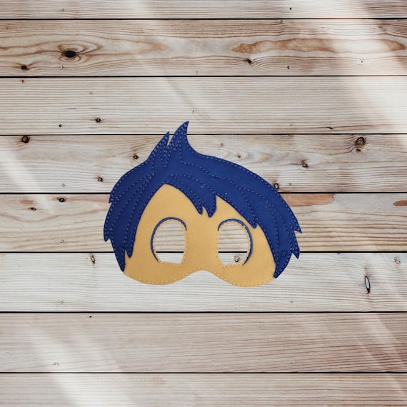 Máscara bordada de fieltro Joy Emotion Máscara feliz para niños