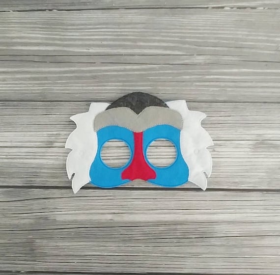Baboon Mask Adult Grey Baboon Mask Adult Grey