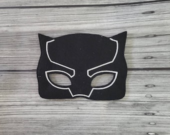 Black Panther Mask - Kid & Adult - Creative Play - Halloween Costume - Panther Mask - Pretend Play Mask - Cosplay - Dress Up Mask - CosPlay