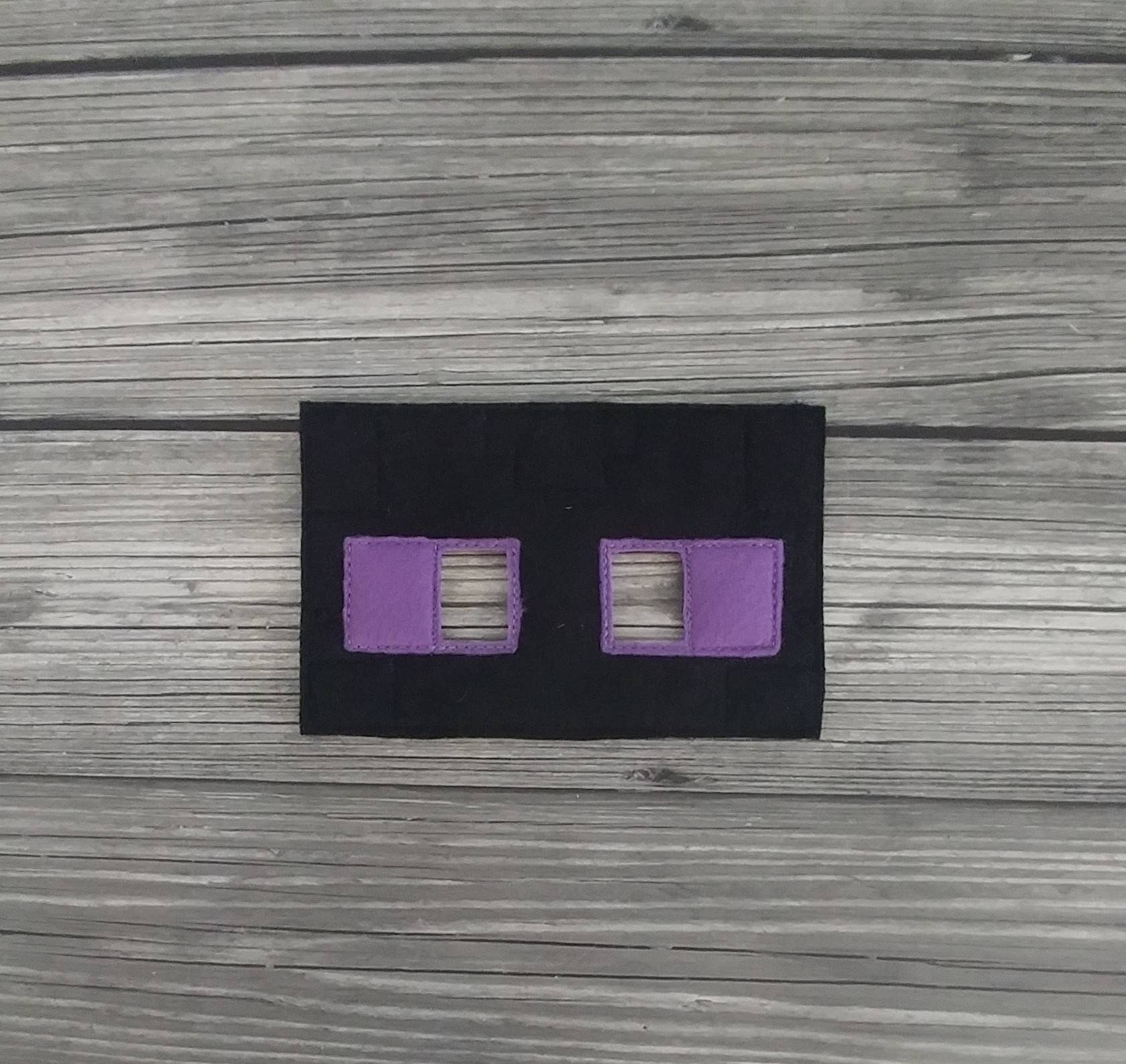 Felt Embroidered Mask Enderman Minecraft Inspired Mask Kid Etsy Felt Embroidered Mask Enderman Minecraft Inspired Mask Kid Etsy