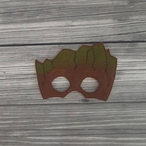 Maska bohatera z filcowego drzewa: kostium na Halloween dla dzieci, do zabawy w odgrywanie ról