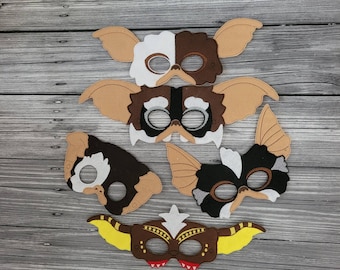 Vilten Gremlin-masker - creatief kostuum, fantasiespel