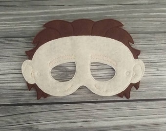 Halloween Guy Felt Mask: Handmade Costume, Creative Play