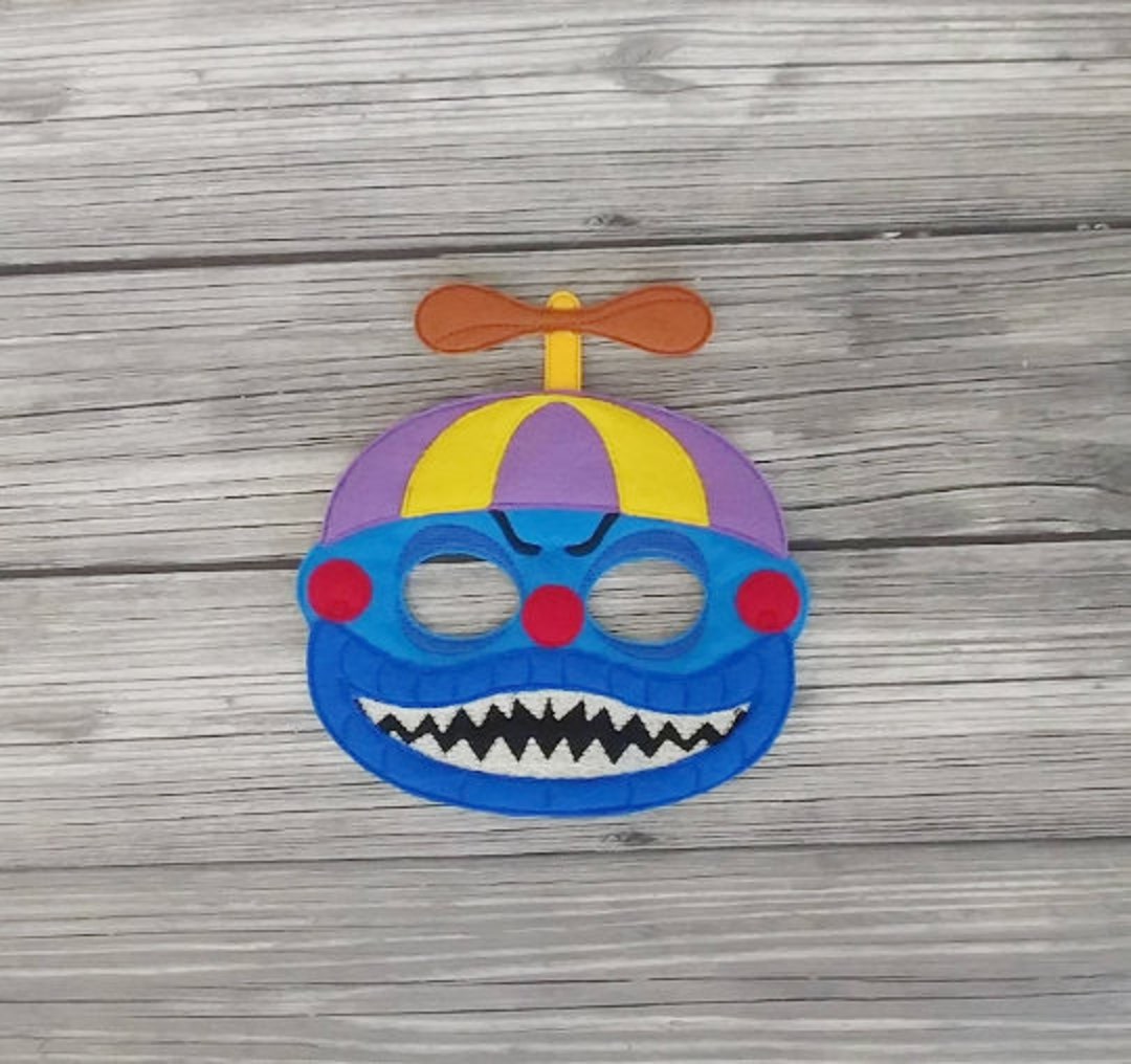 Clown With Tearaway Face Embroidered Mask - NBC Full Face Mask - Scary ...