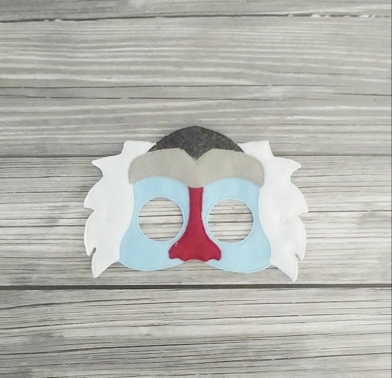 Baboon Mask Adult Grey Baboon Mask Adult Grey