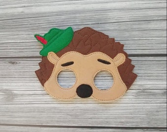 Prickly Hedgehog Mask - Mr. Pricklepants Mask - Hedgehog Mask - Halloween Costume -Dress Up Mask -Pretend Play Mask