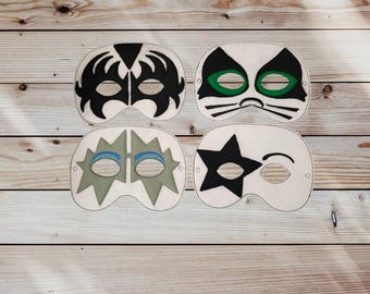 Rock Band Face Mask: Comic Book Style Cosplay